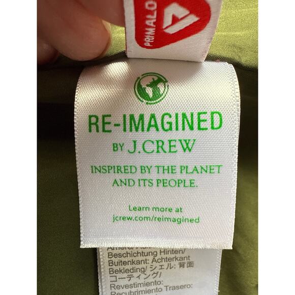 J.Crew Sz L Re-Imagined Signature Cocoon Quilted Puffer Jacket Black | EUC - Picture 7 of 9